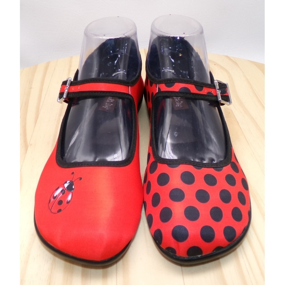 Hot Chocolate Design Mary Jane Shoes Womens Lady Bug Size 37 US 7 Chocolaticas